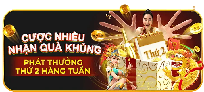 Hoàn trả cược thua hàng tuần tại lucky8882